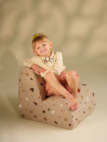 Wigiwama Cloud Beanbag Chair | Terrazzo Sand