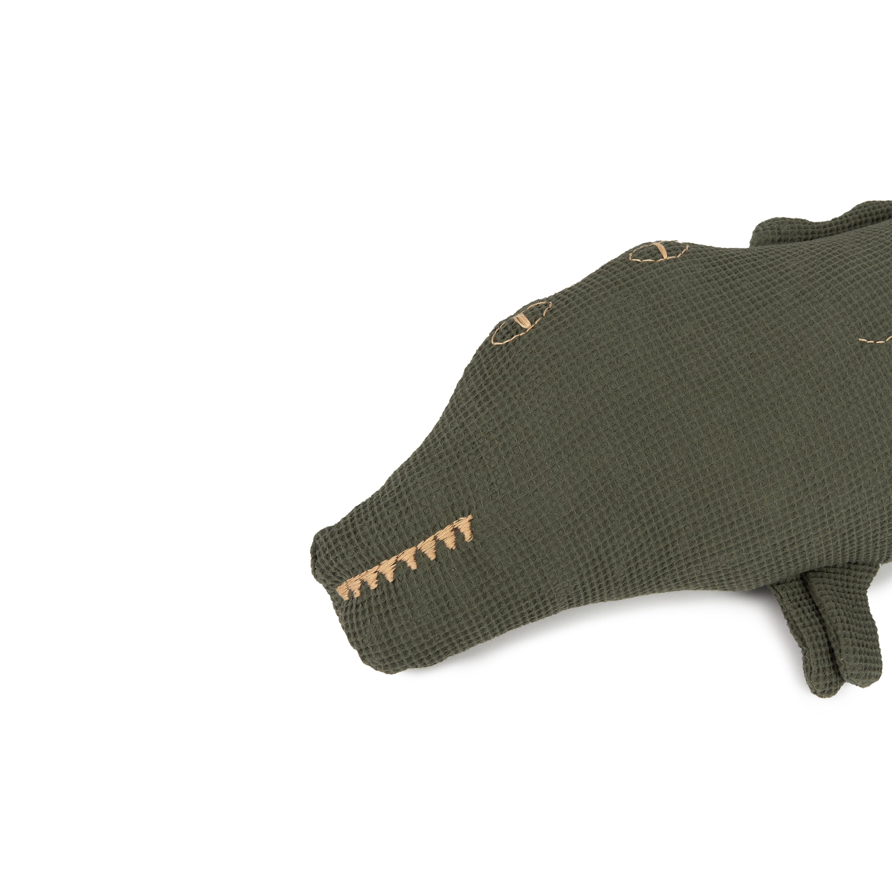 Nobodinoz Wabi Sabi Crocodile cushion 72x22x10cm