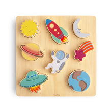 Mushie Wooden Inlay Puzzle | Space