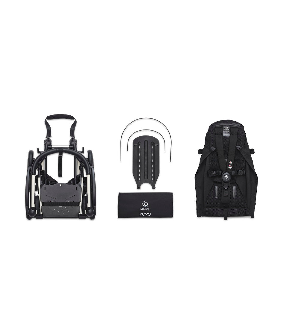 Babyzen YOYO3 Frame Light Folding Stroller | Black