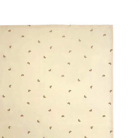 OYOY Living Set 2 Hydrophilic cloths 70x70cm | Brown - Croissant Print