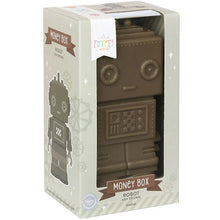 A Little Lovely Company Money Box Robot I Ash Brown