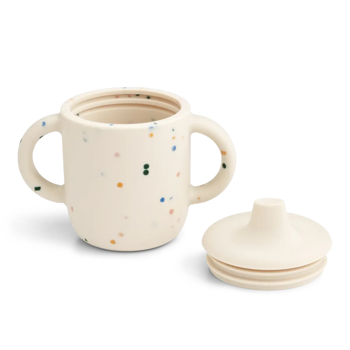 Liewood Neil Sippy Drinking Cup | Splash Dots /Sea Shell