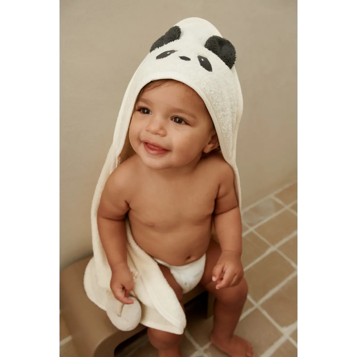 Liewood Albert Sheep Hooded Towel Bathcape | Panda Creme De La Creme