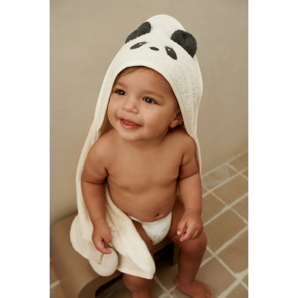 Liewood Albert Sheep Hooded Towel Bathcape | Panda Creme De La Creme