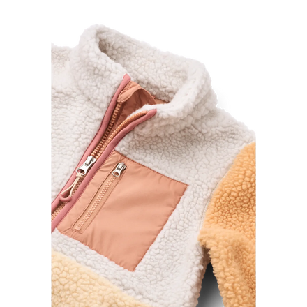 Liewood Nolan Pile Jacket | Apple Blossom
