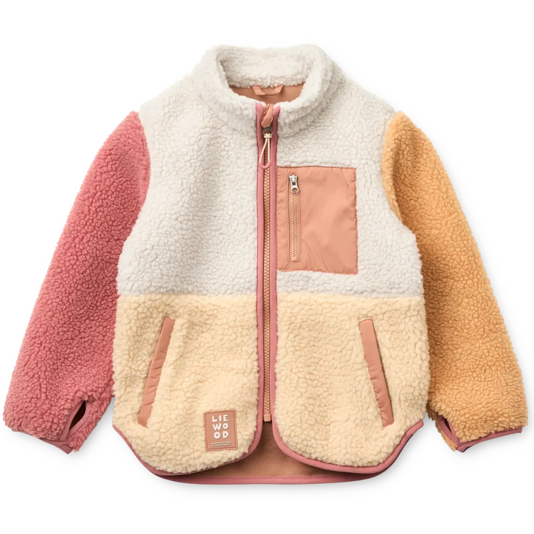 Liewood Nolan Pile Jacket | Apple Blossom