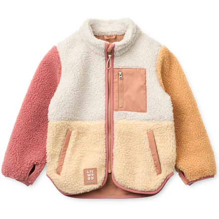 Liewood Nolan Pile Jacket | Apple Blossom