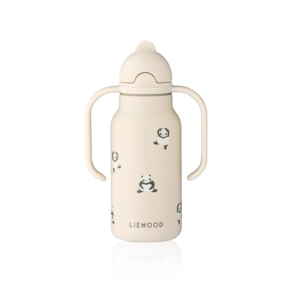 Liewood Kimmie Drinking Bottle 250ml | Mini Panda / Sandy