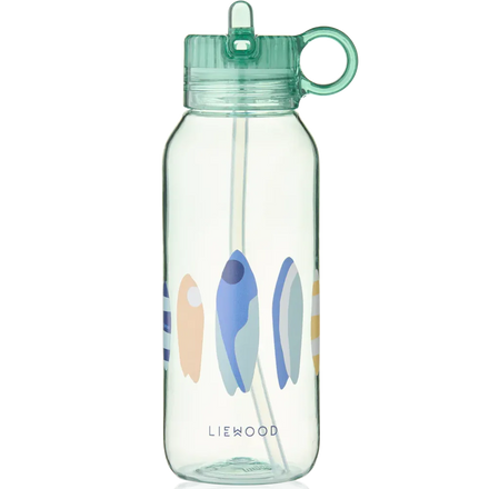 Liewood Yang Tritan Drinking Bottle 500ml | Boards / Light Peppermint