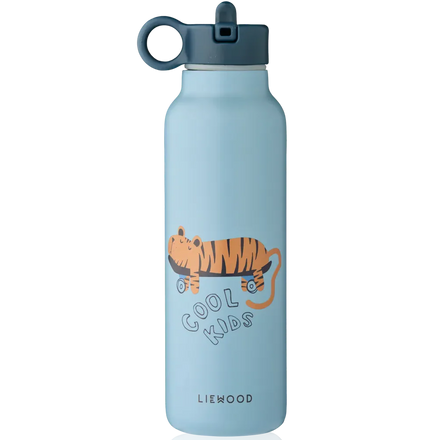 Liewood Falk Drinking Bottle 500 ml | Tiger / Beach Blue