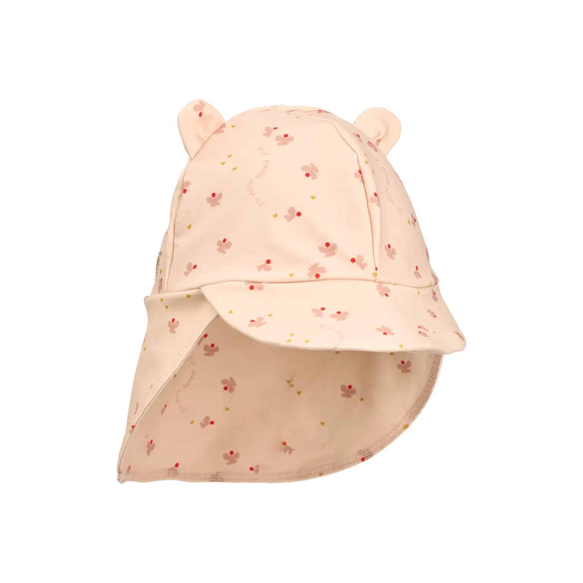 Liewood Senia UV Sun Hat With Ears | Mini Butterfly | Apple Blossom