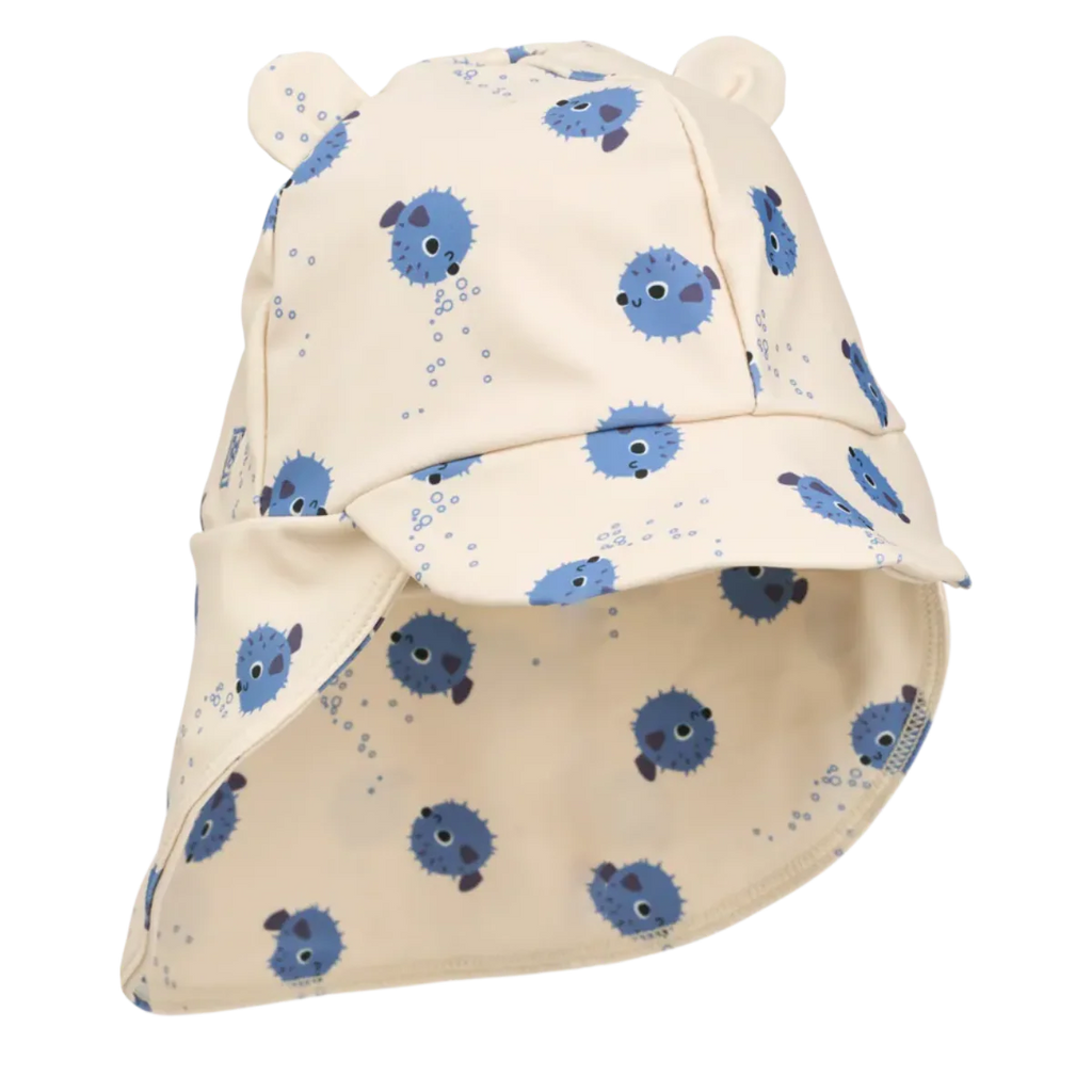 Liewood Senia UV Sun Hat With Ears | Pufferfish / Sandy
