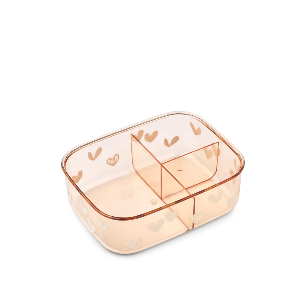 Liewood Arthur Lunch Box Tritan with compartments | Sweethearts / Pale Tuscany
