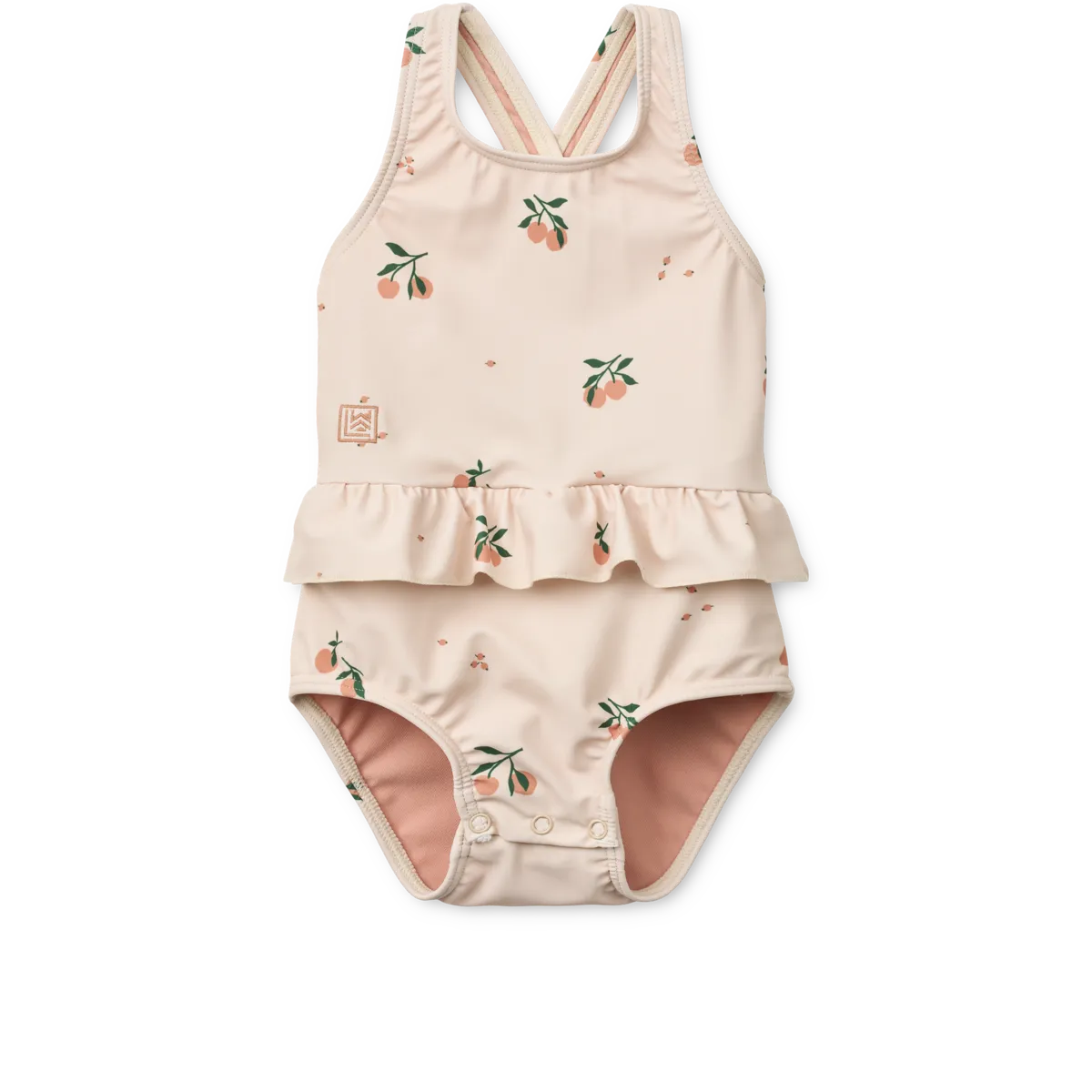 Liewood Amara UV Baby Swimsuit | Peach / Sea Shell