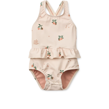 Liewood Amara UV Baby Swimsuit | Peach / Sea Shell