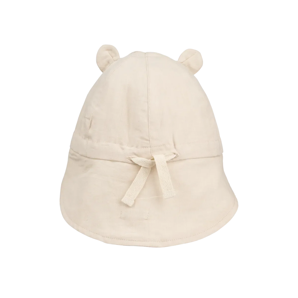 Liewood Reversible Sun Hat with Ears | Panda / Sandy