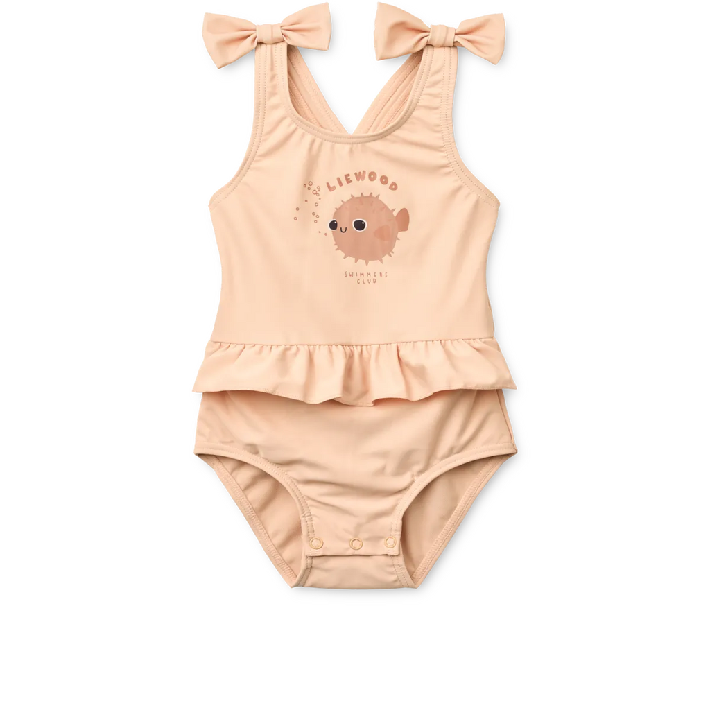 Liewood Amara UV Baby Swimsuit | Apple Blossom