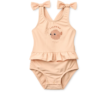 Liewood Amara UV Baby Swimsuit | Apple Blossom