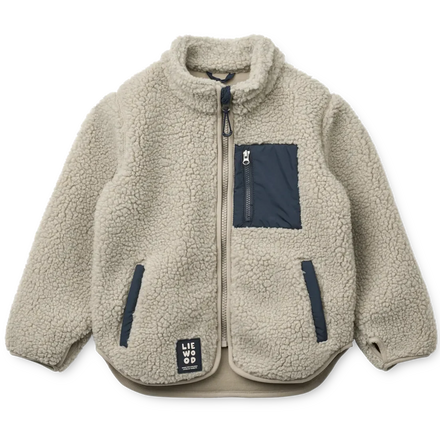Liewood Nolan Pile Jacket | Fog