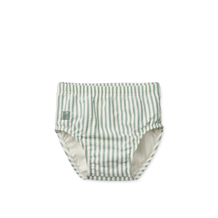 Liewood Anthony Baby Seersucker Swim Shorts | Peppermint / Sandy