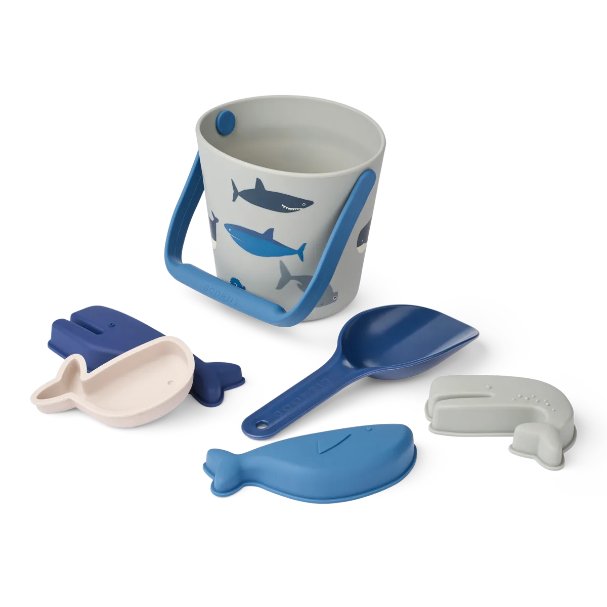 Liewood Gilma Beach Set | Shark / Dove Blue
