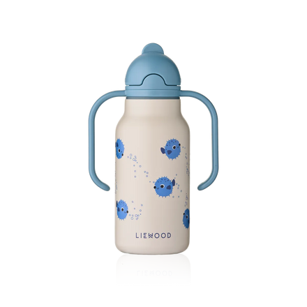 Liewood Kimmie Drinking Bottle 250ml | Pufferfish / Sandy