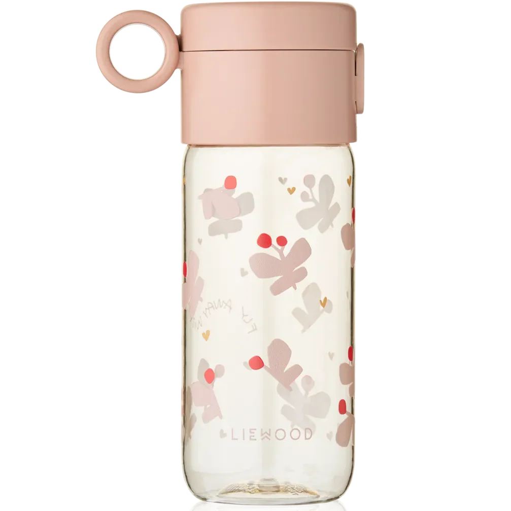 Liewood Clemence Tritan Drinking Bottle 350ml | Butterfly / Apple Blossom