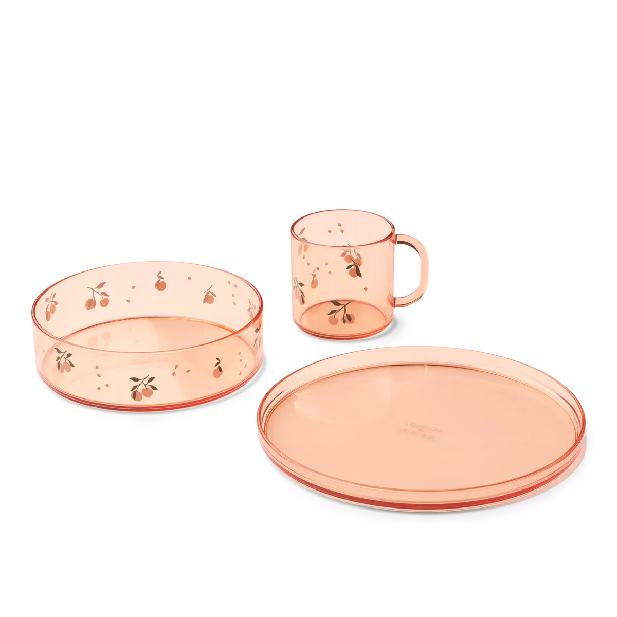 Liewood Siva Dining Set Tritan | Peach Sea Shell