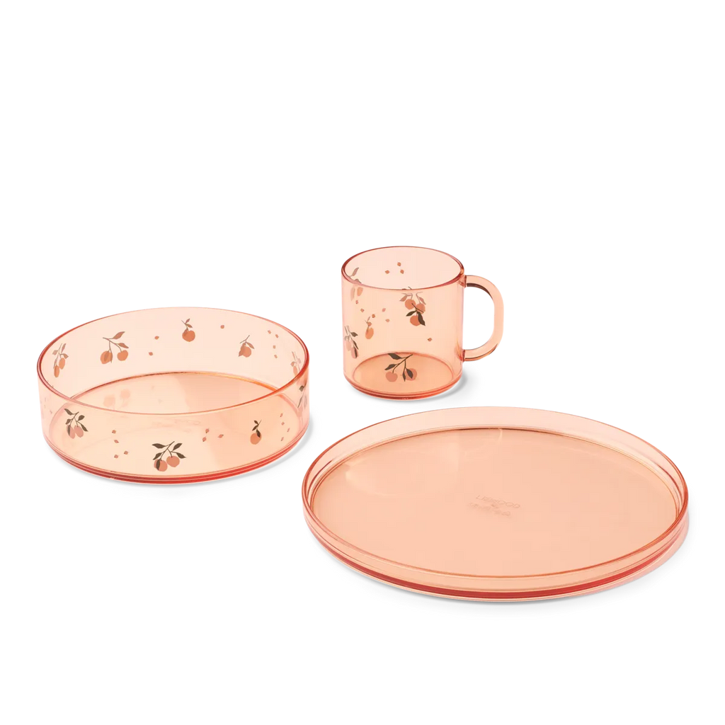 Liewood Siva Dining Set Tritan | Peach Sea Shell