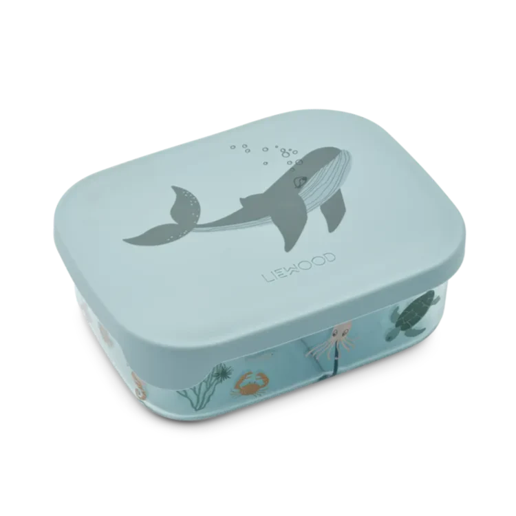 Liewood Arthur Lunch Box Tritan With Compartments | Sea Creature /Sandy