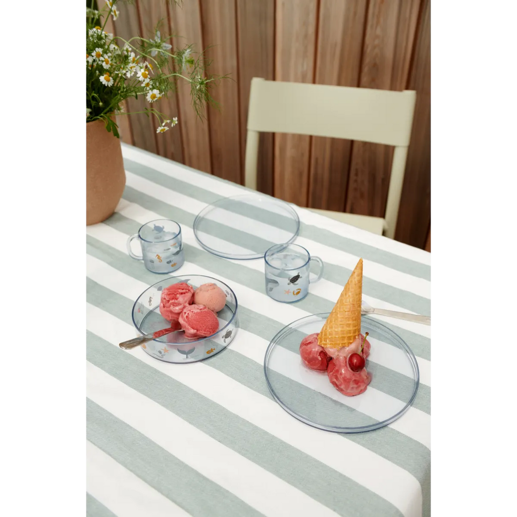 Liewood Siva Dining Set Tritan | Sea Creature Sandy