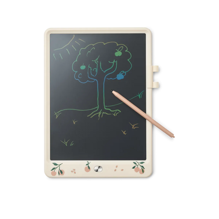 Liewood Zora Magic Drawing Board 18.5x24cm Learn to Draw & Write | Peach/Sea Shell