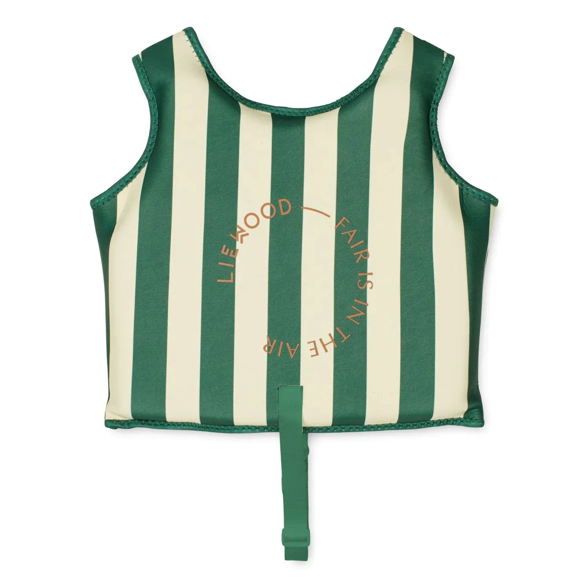 Liewood Dove Swimming Vest Float Vest | Stripe Garden Green /Creme de la Creme