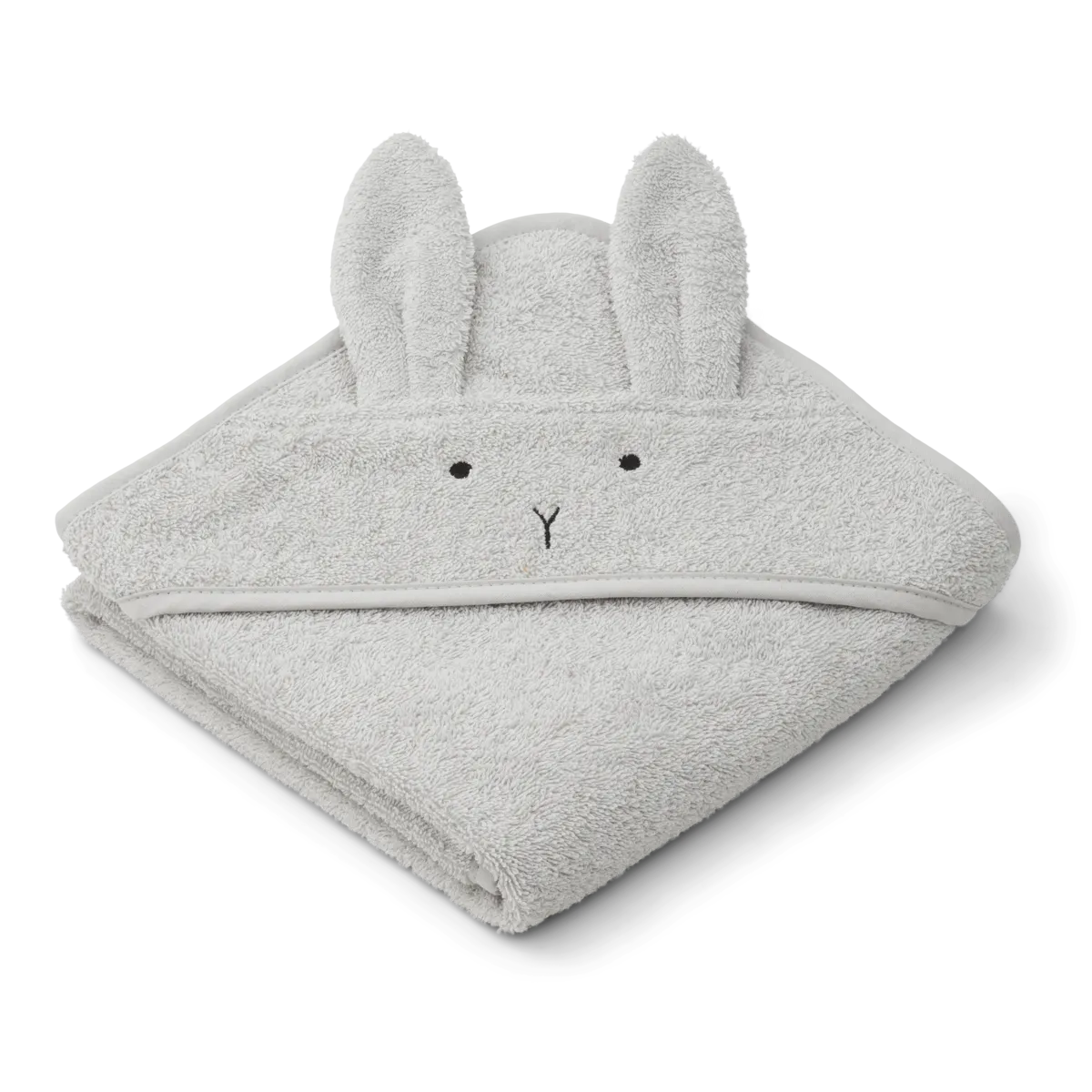 Liewood Albert Sheep Hooded Towel Bathcape | Rabbit Dumbo Grey