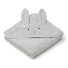 Liewood Albert Sheep Hooded Towel Bathcape | Rabbit Dumbo Grey