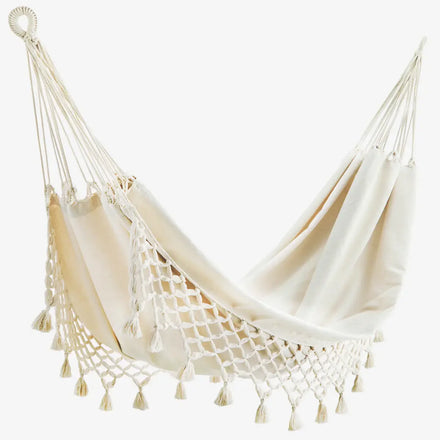 Madam Stoltz hammock hammock With fringes