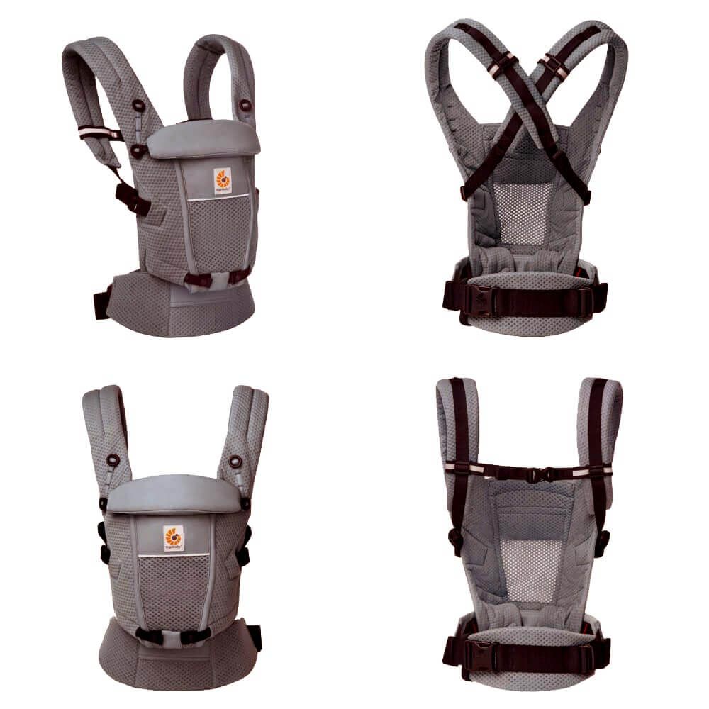 Ergobaby Adapt Baby Carrier Soft Flex Mesh | Graphite Grey