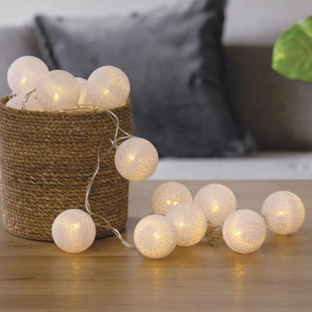 Atmosphera String Lights 20 pieces | White