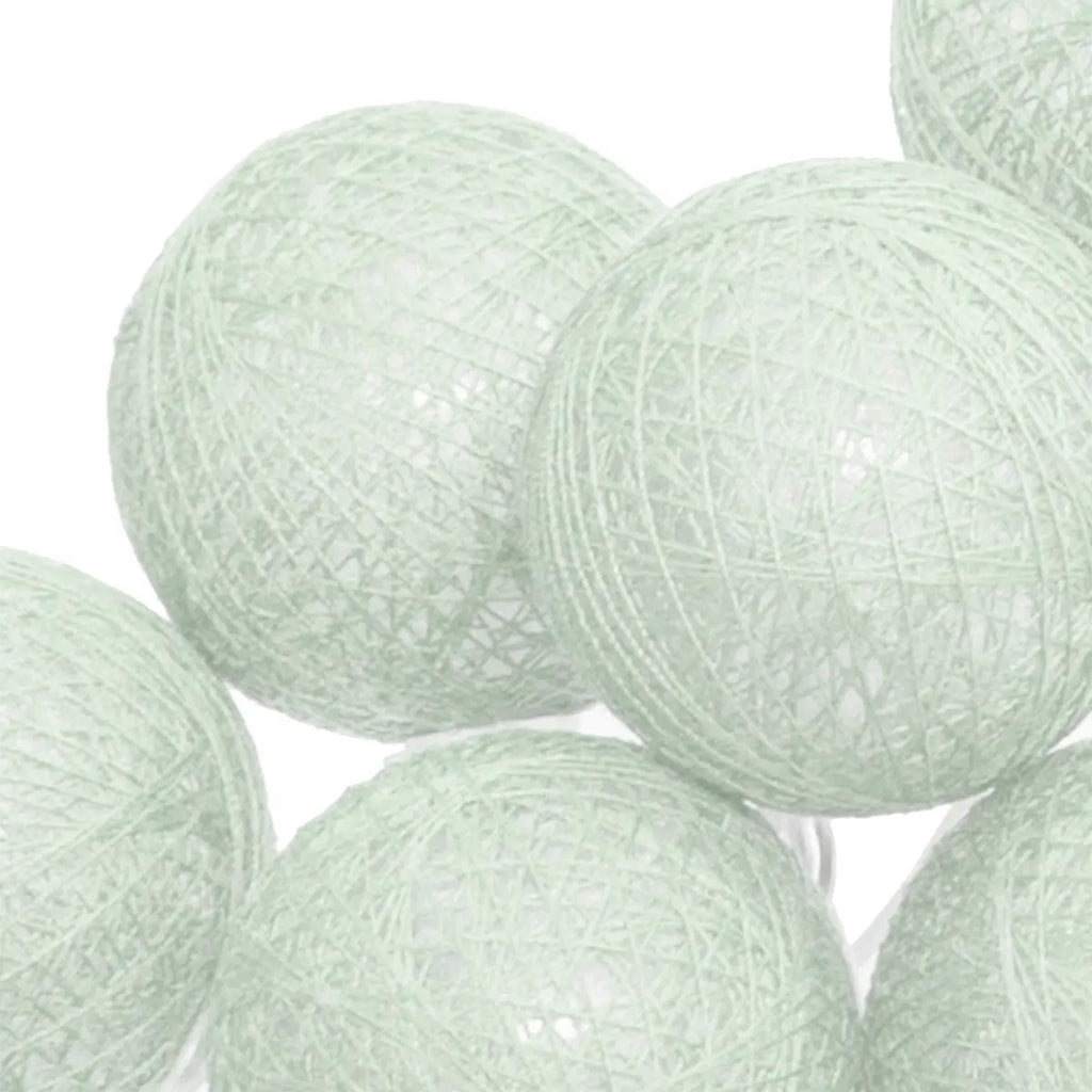 Atmosphera String Lights 20 pieces | Celadon Green