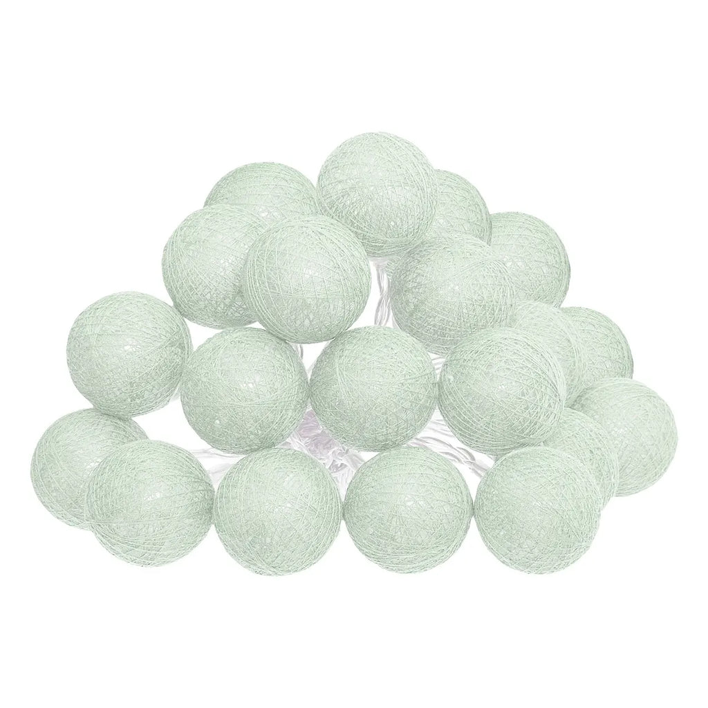 Atmosphera String Lights 20 pieces | Celadon Green