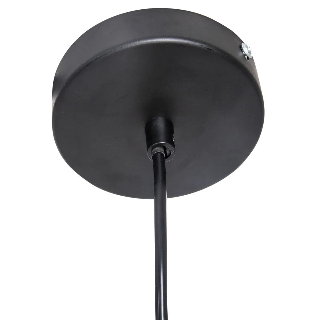 Atmosphera Azur Hanging Lamp 31cm | Black Metal