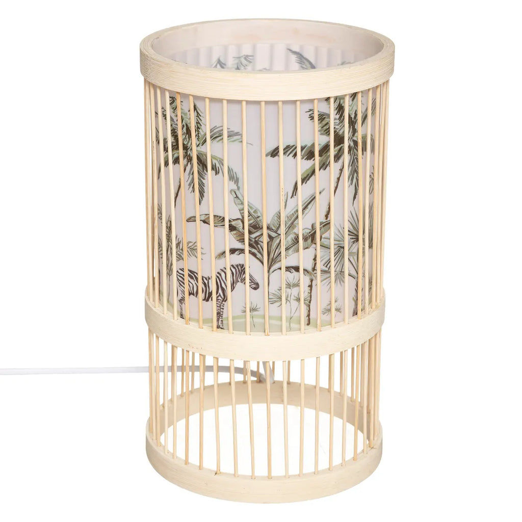 Atmosphera Night Lamp Safari Lamp Bamboo 28cm