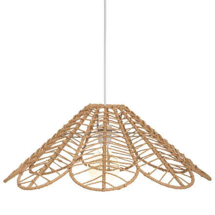 Atmosphera folk beige pendant lampshade 58 cm