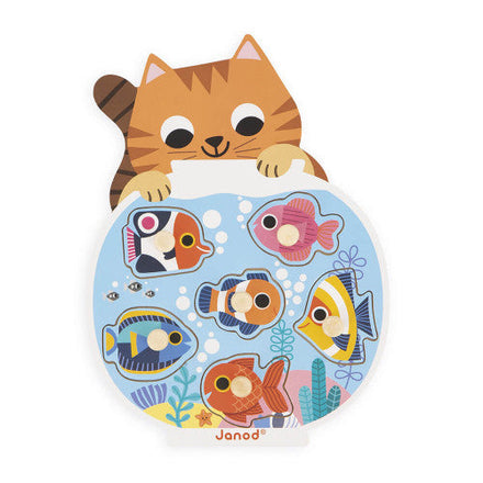 Janod wooden inlay puzzle | Aquarium