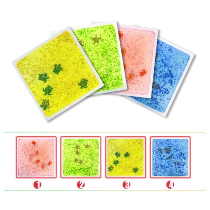 Amaya UV Reflective Floor Tiles Set of 4 | Aquarium