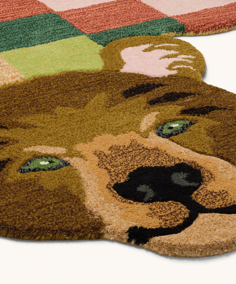 Doing Goods carpet | Archie Check Bear Large