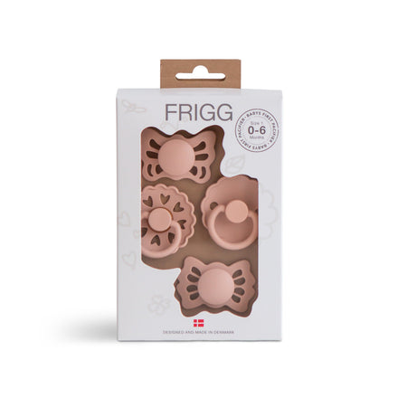 Frigg Baby's First Pacifier Pacifier Set Size 1 | Blush