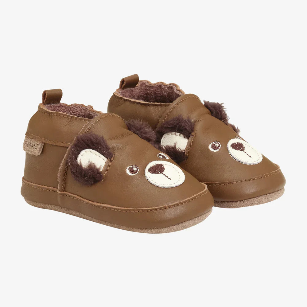 En Fant Leather Baby Booties | Bear