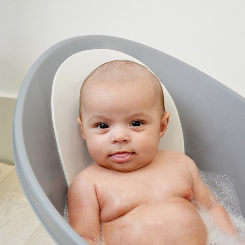 Shnuggle Newborn Baby Bath | Slate